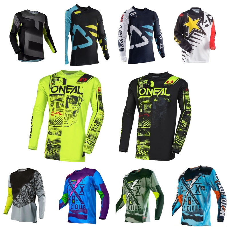 Motorcycle Gear Cycle - Atmungsaktives Schnelltrocknendes Motocross-Trikot für Herren und