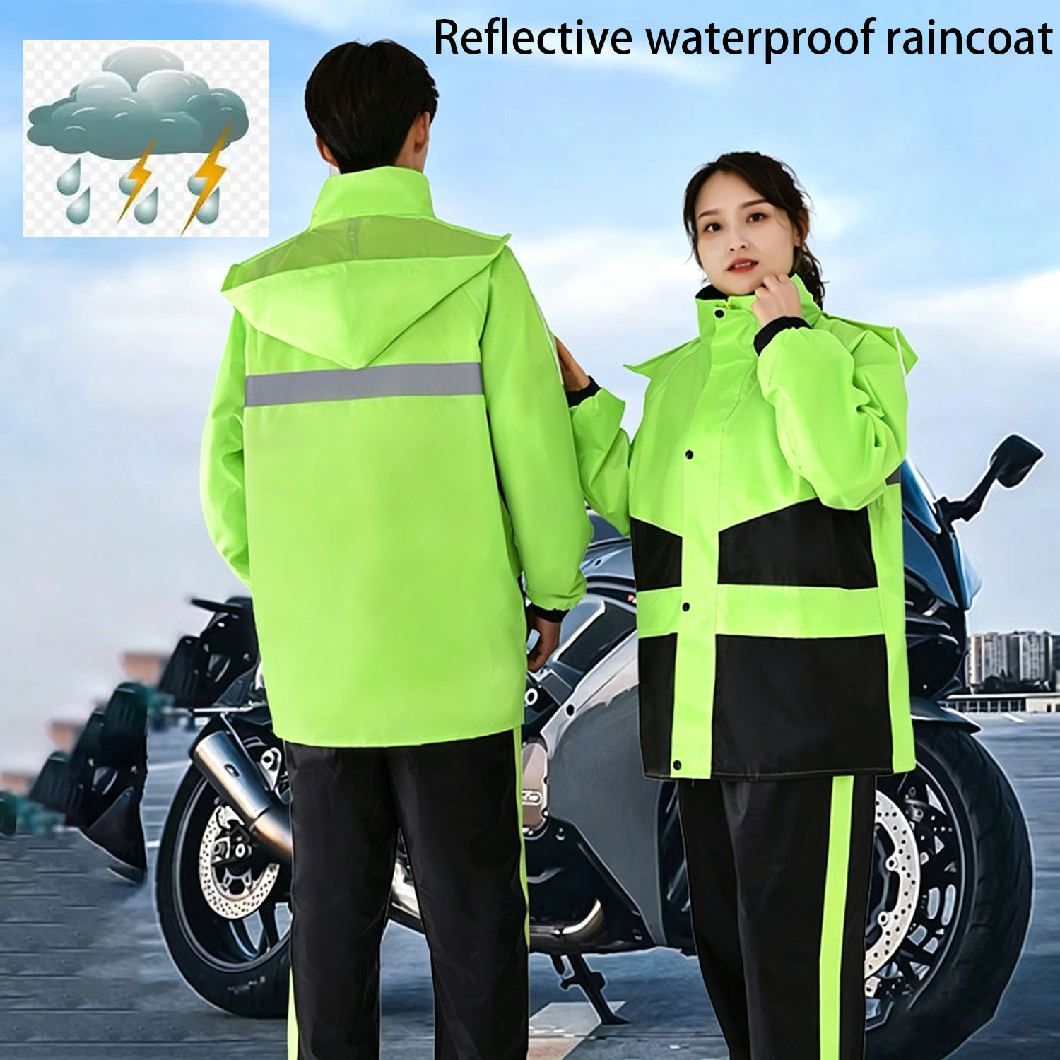 Motorcycle Gear For Men - Motorrad-Regenanzüge für Männer und Frauen Wasserdichte