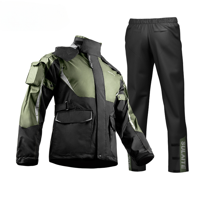 Motorcycle Gear Jacket And Pants - Männer Frauen wasserdicht Motorrad Fahrer Regenmantel