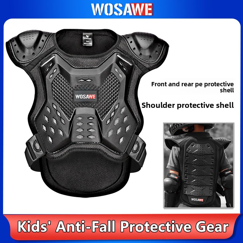 Motorcycle Gear For Sale - WOSAWE Motorrad-Schutzweste Brust-Rücken-Schulter-Protektor Verstellbare Motorrad-Ausrüstung für