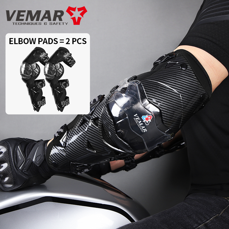 Motorcycle Gear Women - VEMAR E-18H Motocross-Ellenbogenschützer, Motorrad-Reitausrüstung für Männer