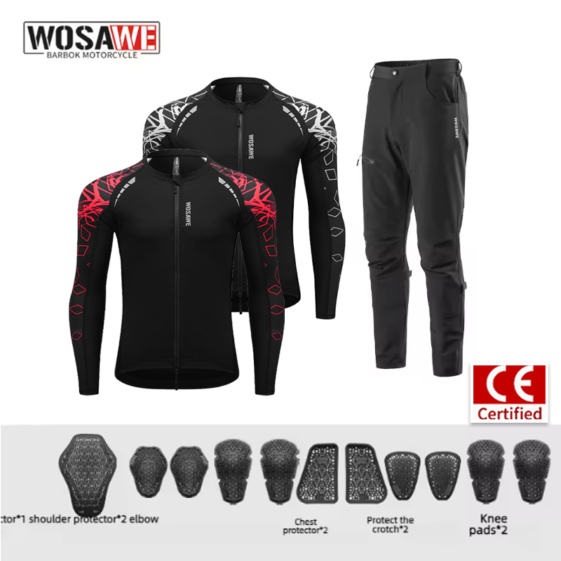 WOSAWE Herren Motorrad-Fahranz – Motorcycle Gear Jacket And Pants Bewertung und Preis