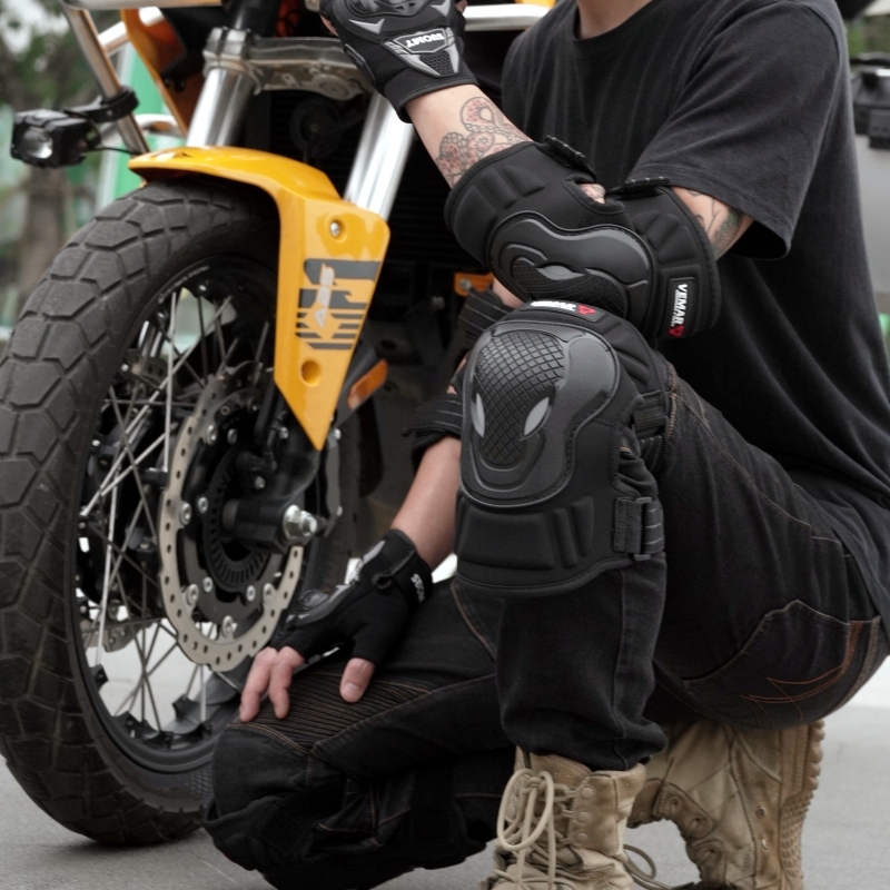 4-teiliges Motorrad-Knie-Ellbo – Motorcycle Gear Women Bewertung und Preis