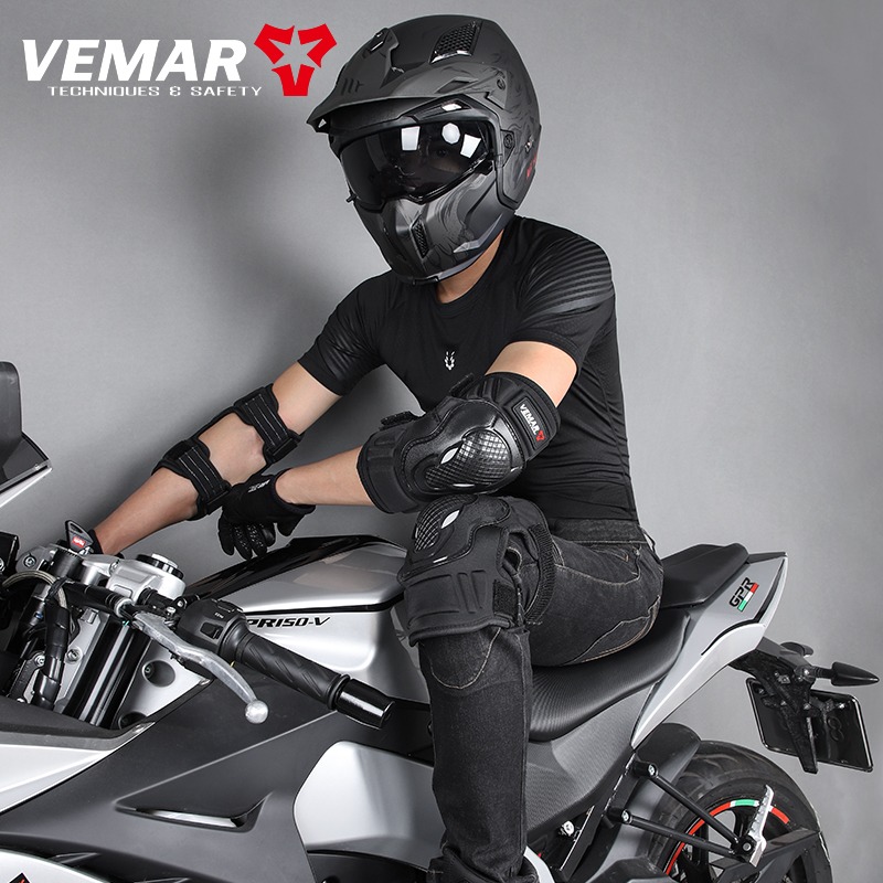 4-teiliges Motorrad-Knie-Ellbo – Motorcycle Gear Women Bewertung und Preis