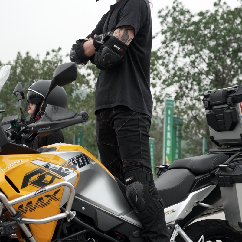 4-teiliges Motorrad-Knie-Ellbo – Motorcycle Gear Women Bewertung und Preis