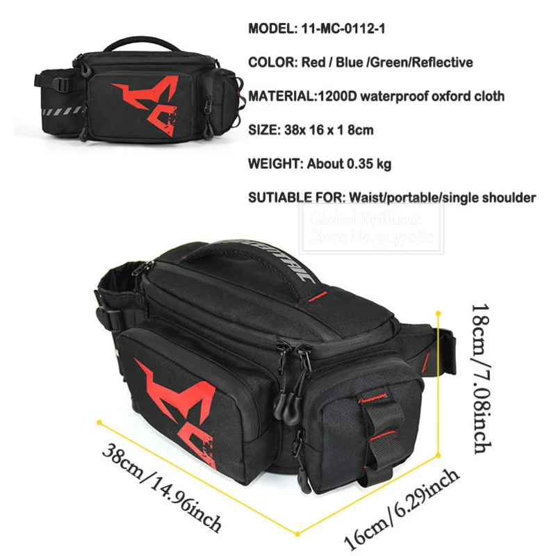 Wasserdichte Motorradtasche, m – Motorcycle Gear Warehouse Bewertung und Preis