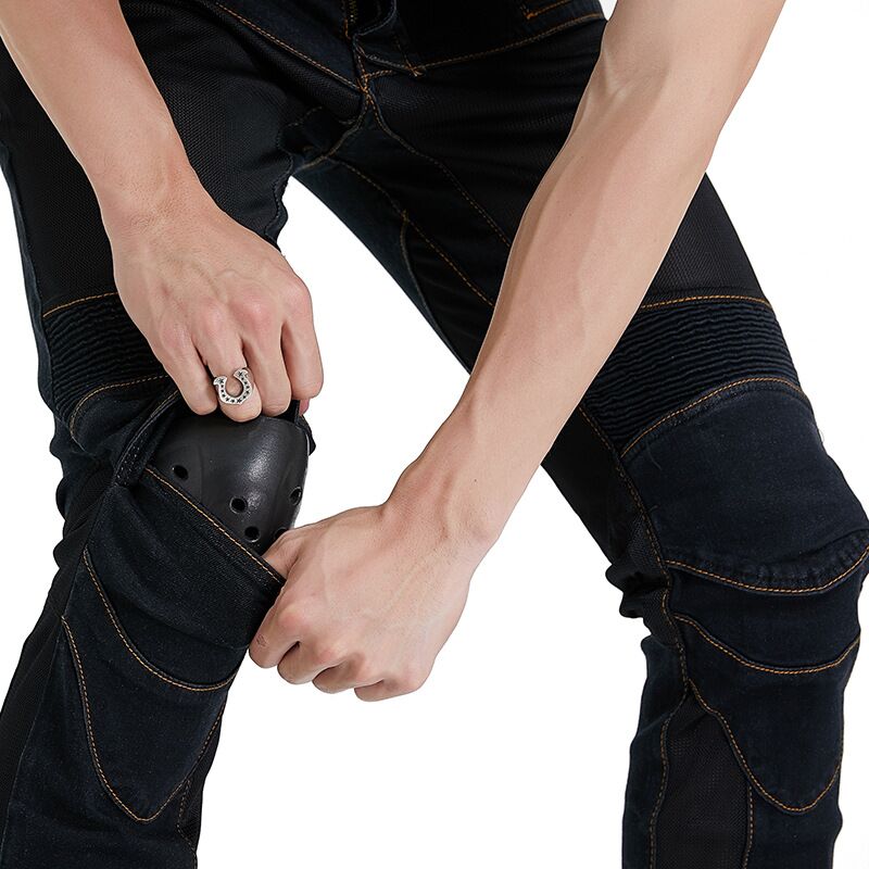 Herren-Jeans mit Stickerei, Mo – Motorcycle Gear Testing Bewertung und Preis